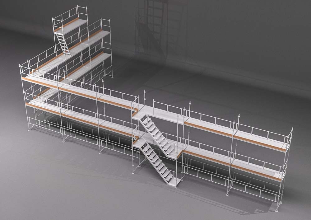 Byggnadsstllning Ram 182m2 - Stl