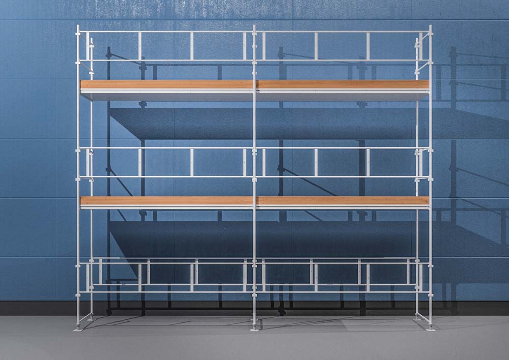 Byggnadsstllning Ram 6x6 m - Stl