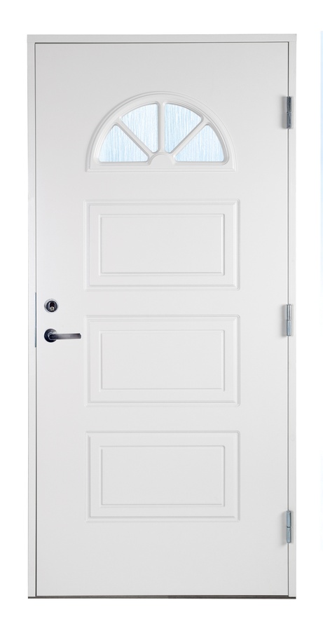 Ytterdörr london - med halvmåne fönster + Tryckespaket Ytterdörr london - med halvmåne fönster + Tryckespaket