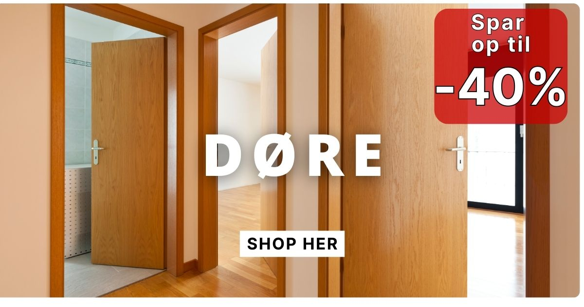 Indvendige d�re og yderd�re med op til 40% rabat