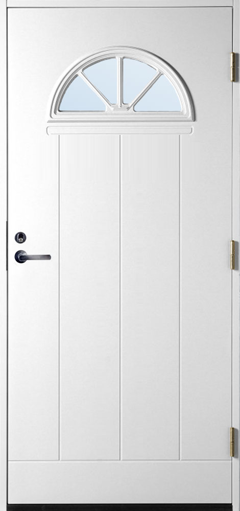 Ytterd�rr Ella - med halvm�ne f�nster + Tryckespaket