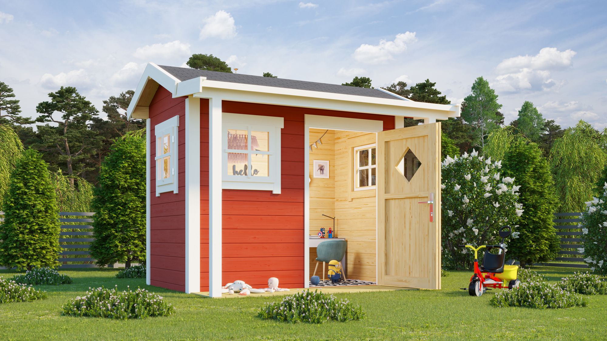 Lekstuga Pelle - 2,4 m² Lekstuga Pelle - 2,4 m²