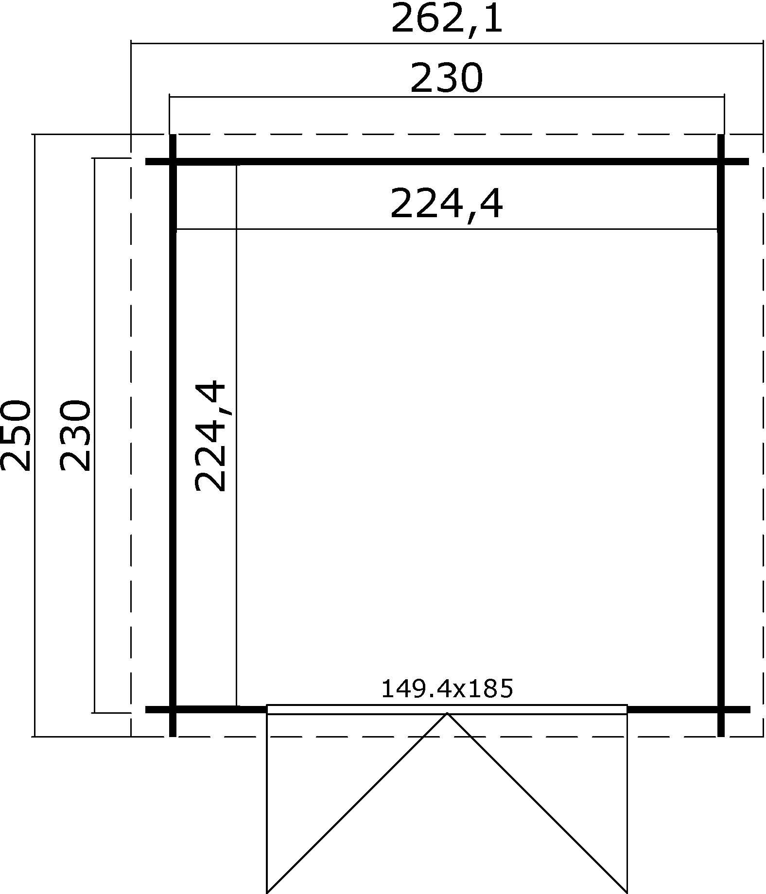 Förråd Ingrid B - 6,2 m² Förråd Ingrid B - 6,2 m²