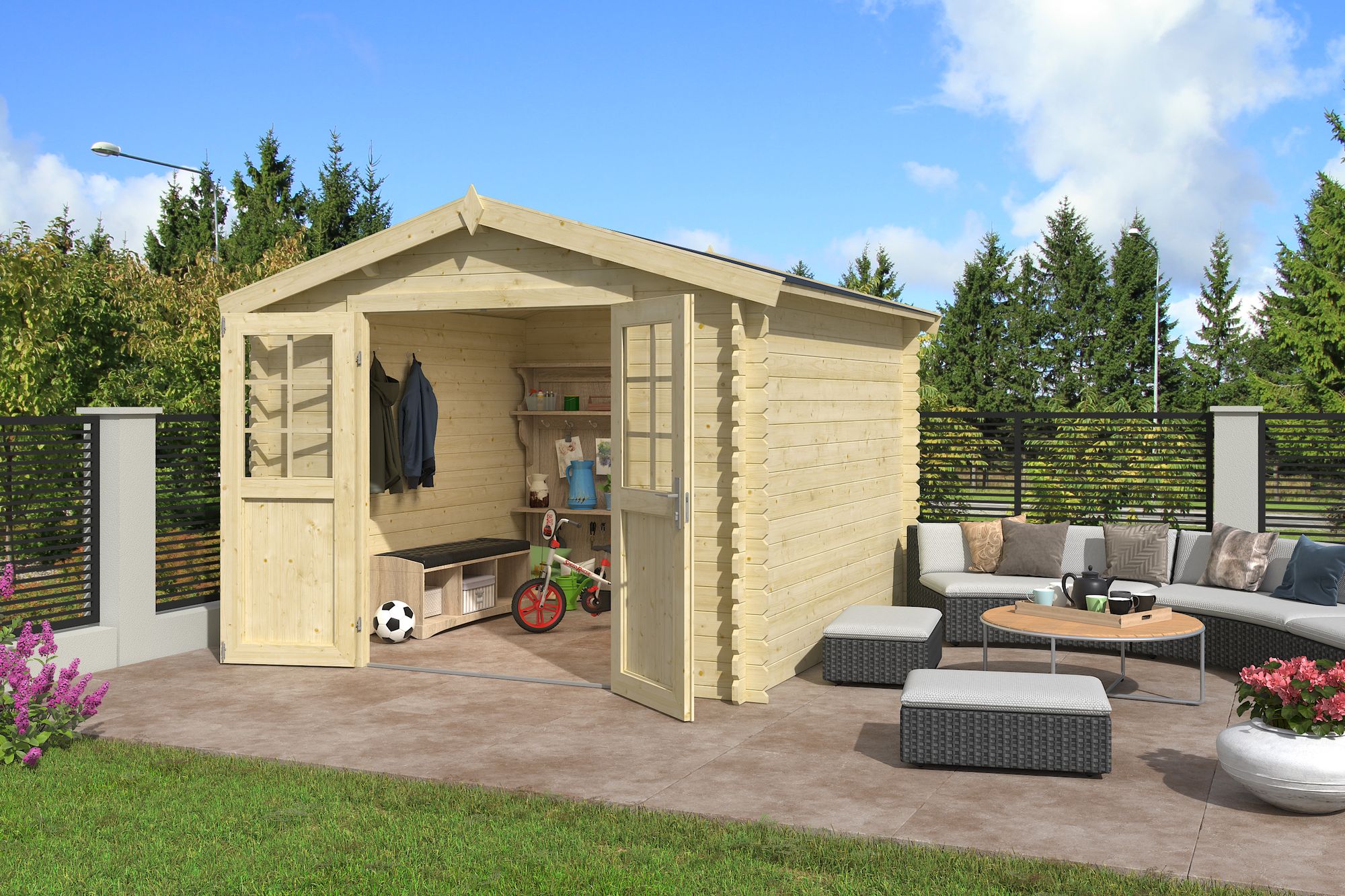 Förråd Noa B - 8,7 m² Förråd Noa B - 8,7 m²