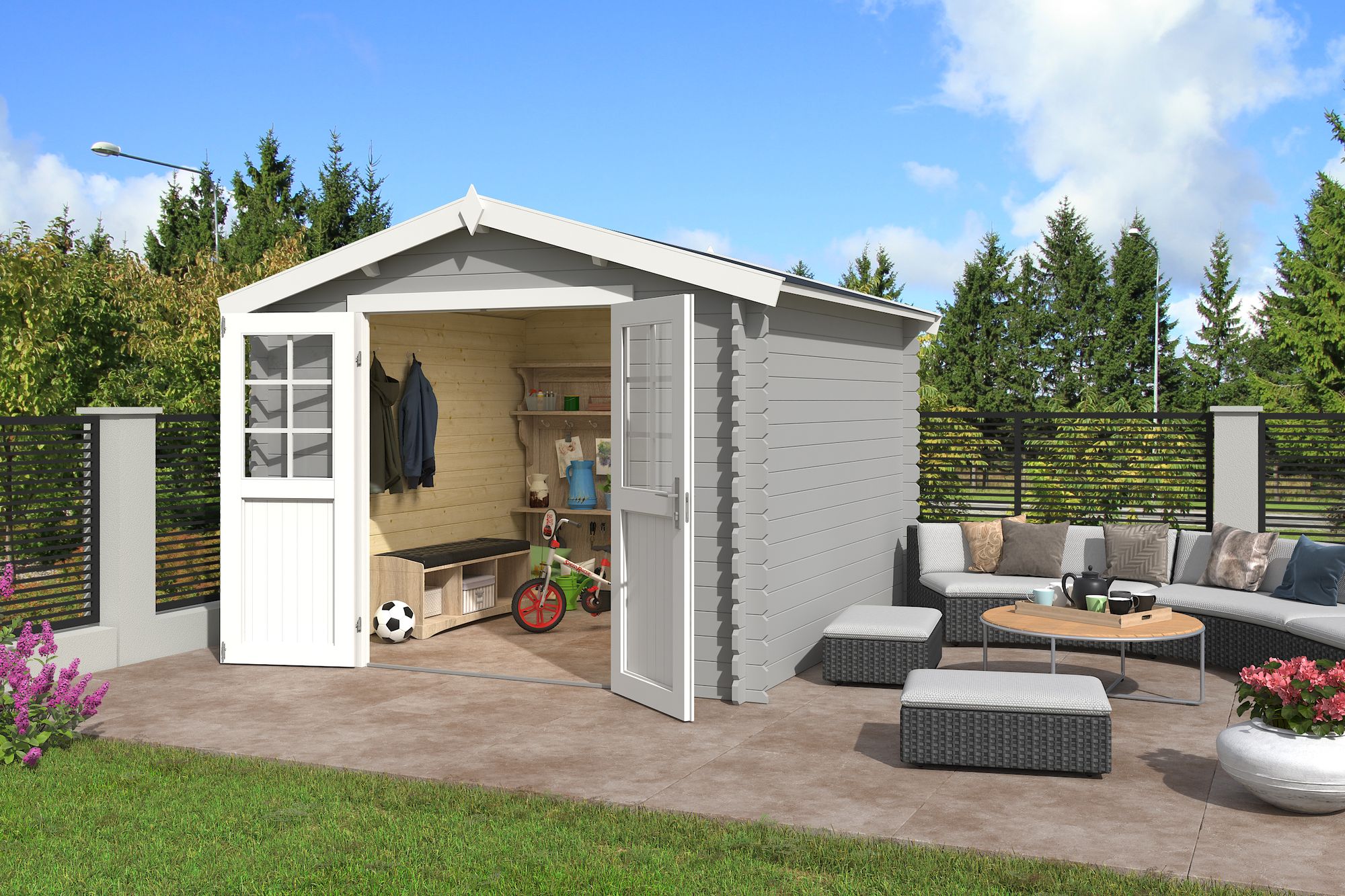 Förråd Noa B - 8,7 m² Förråd Noa B - 8,7 m²