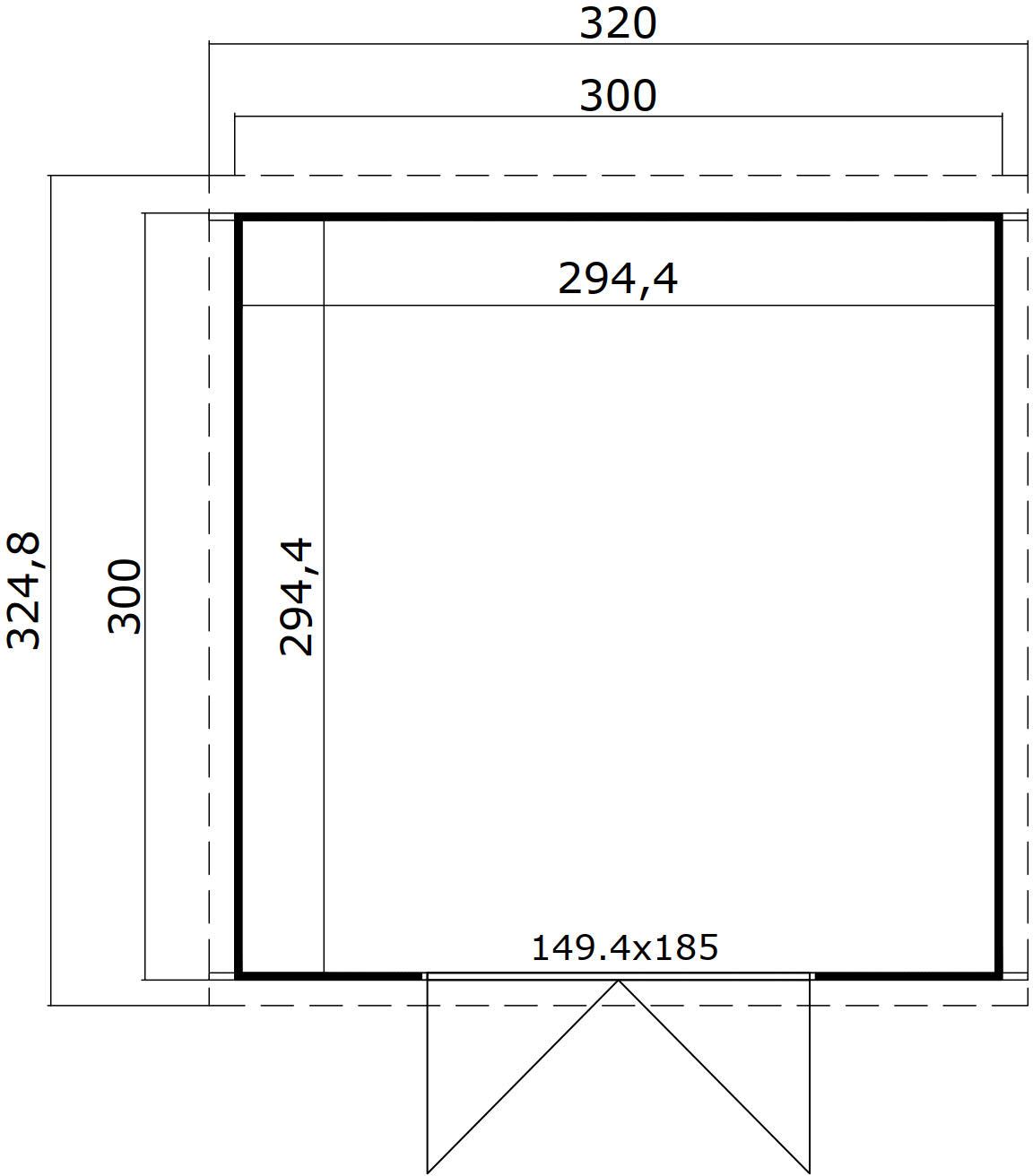 Förråd Sammi G - 9 m² Förråd Sammi G - 9 m²