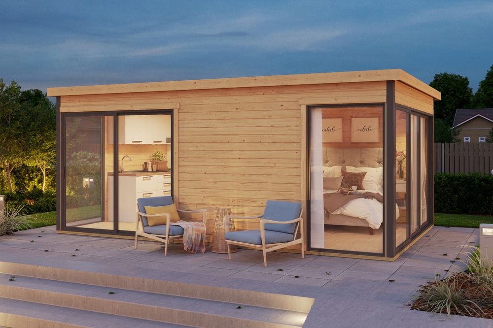 Attefallshus Katja C - 16,4 m² Attefallshus Katja C - 16,4 m²