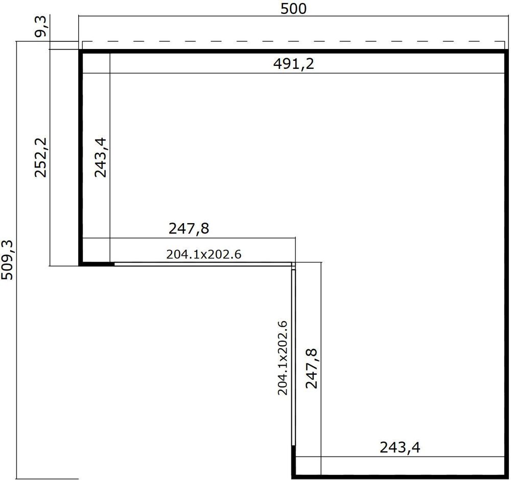 Attefallhaus Katja F - 25 m² Attefallhaus Katja F - 25 m²