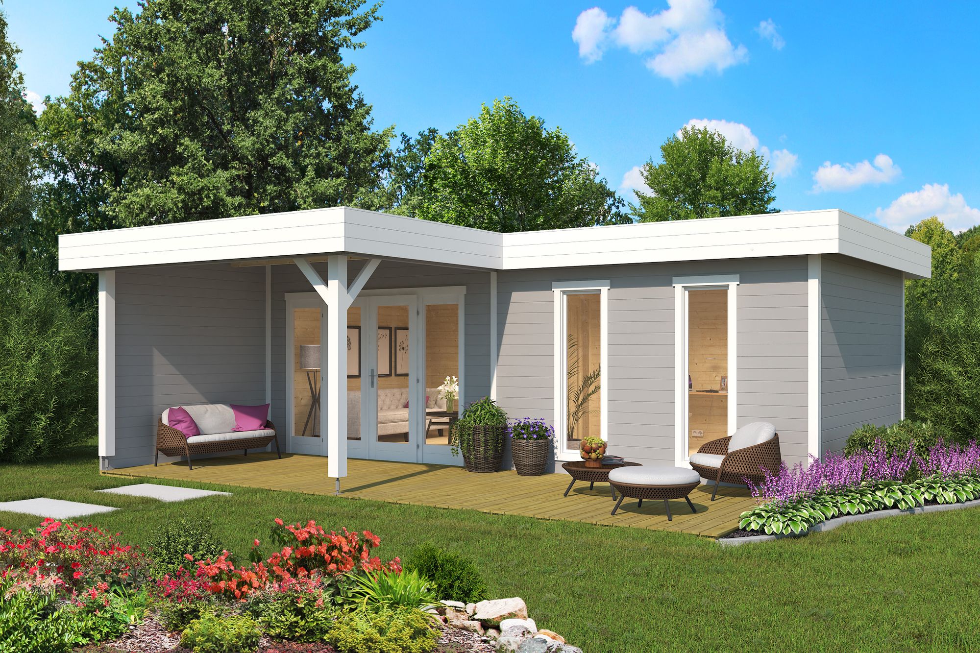 Attefallshus Bravo B - 24,5 m² Attefallshus Bravo B - 24,5 m²