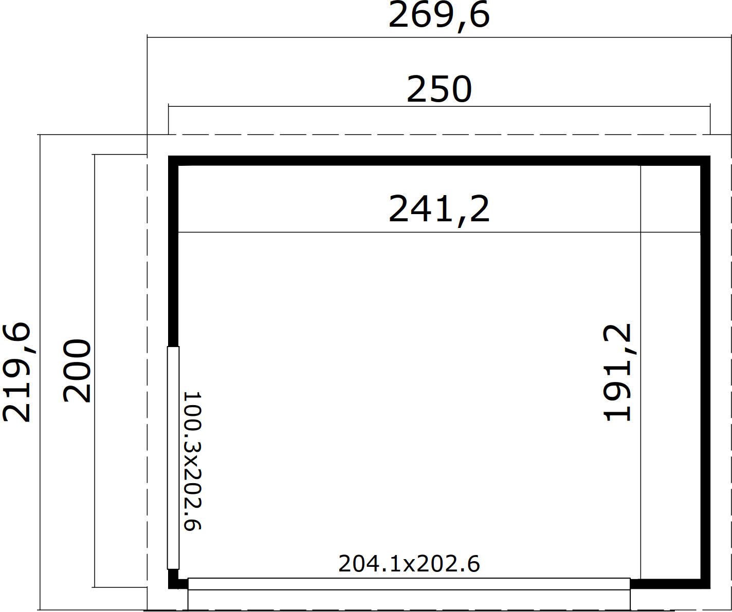 Friggebod Katja mini - 5 m