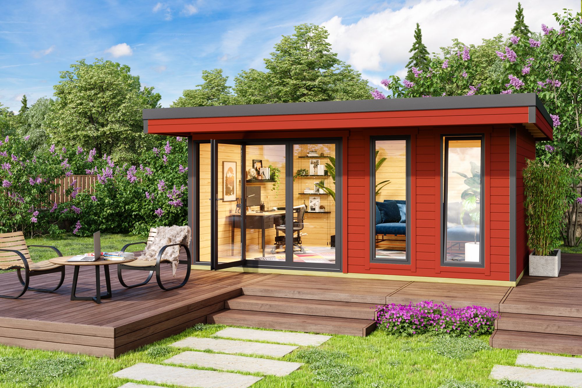 Attefallshus Katja H - 20 m² Attefallshus Katja H - 20 m²