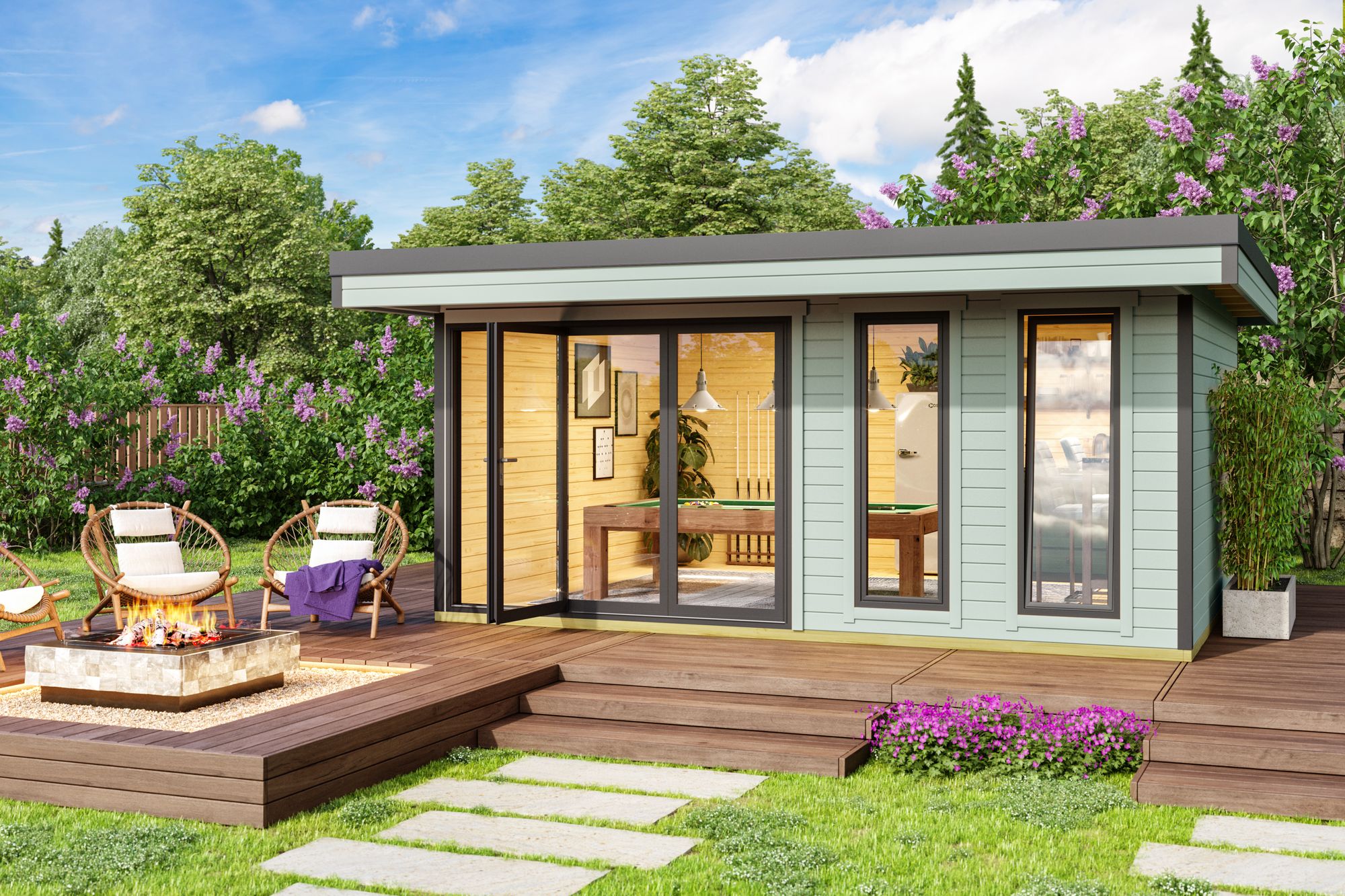 Attefallshus Katja H - 20 m² Attefallshus Katja H - 20 m²