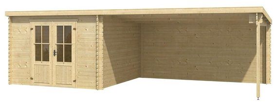 Förråd Sandy - 19,5 m² med cykelskjul Förråd Sandy - 19,5 m² med cykelskjul