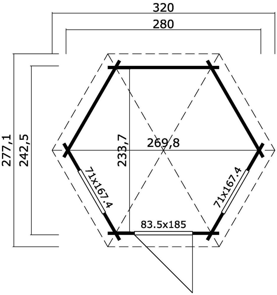 Friggebod Andrea - 7 m² Friggebod Andrea - 7 m²