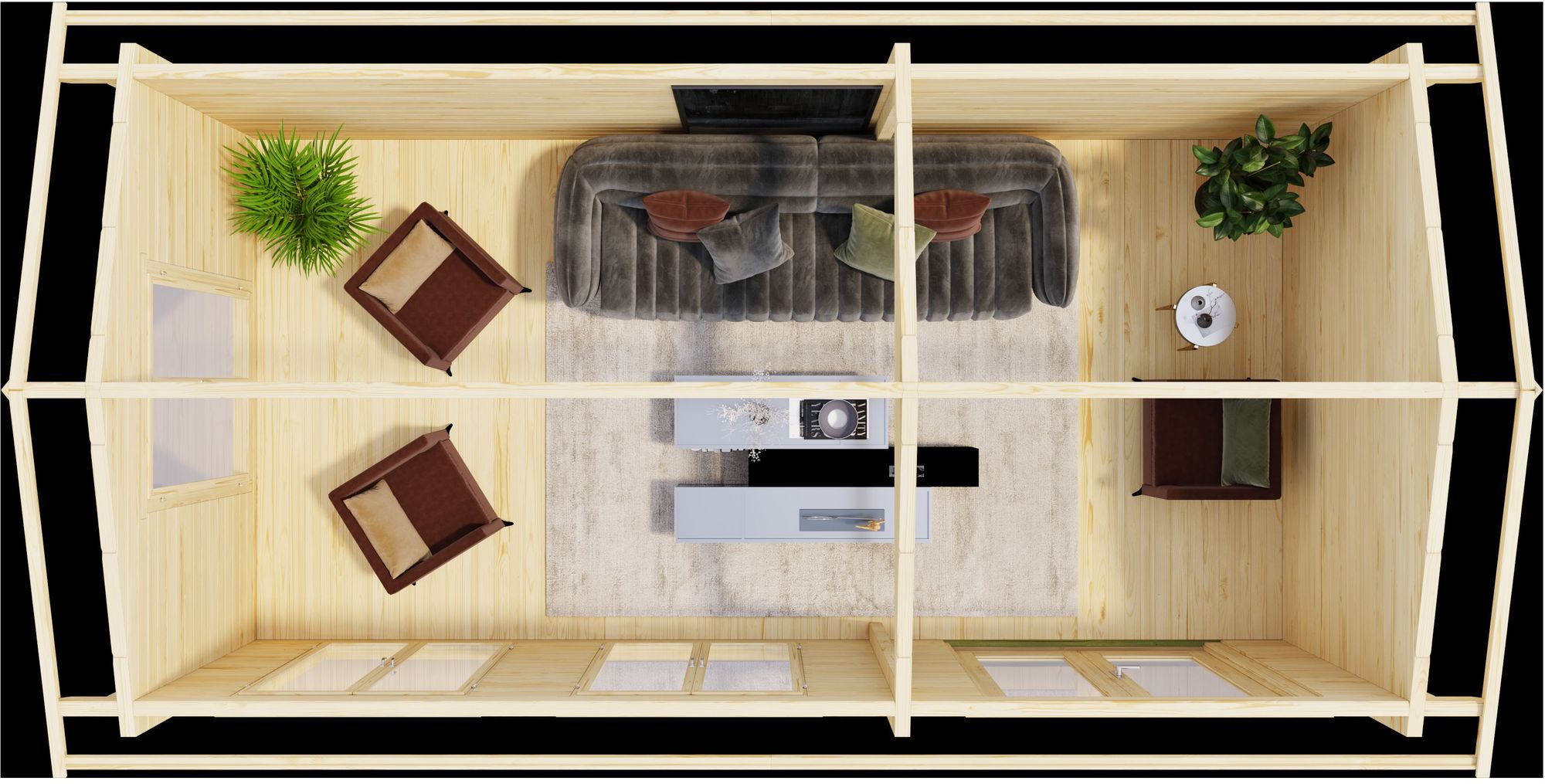 Attefallshus Markus B - 19,8 m² Attefallshus Markus B - 19,8 m²