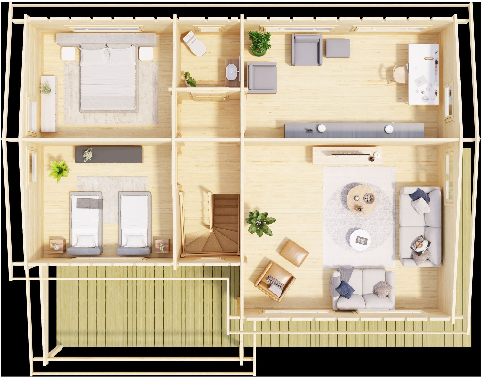 Fritidshus Emilia A XL - 80,7 m