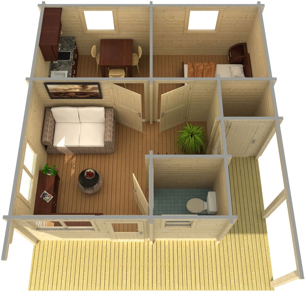 Fritidshus Jonas - 40,8 m² Fritidshus Jonas - 40,8 m²