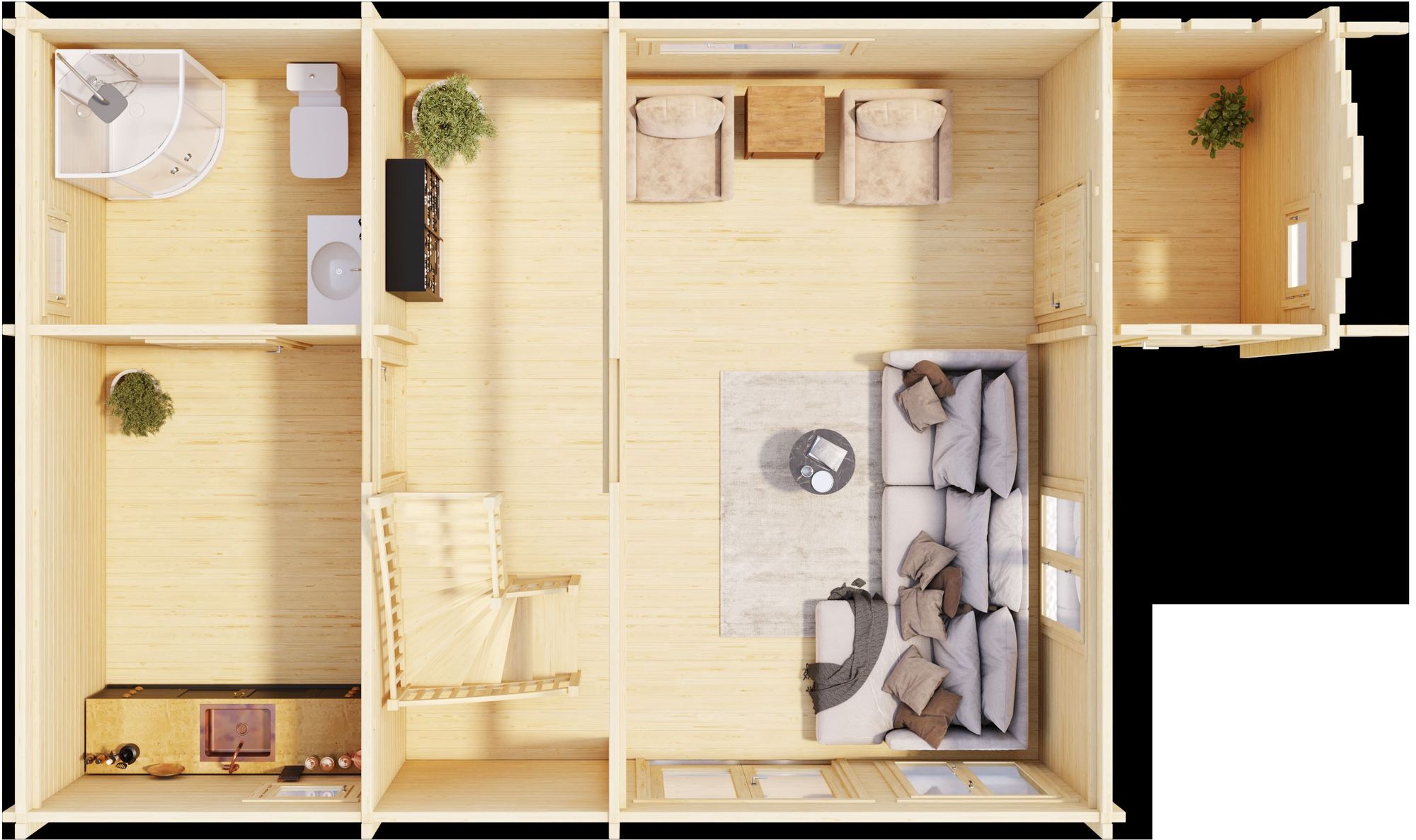 Fritidshus Elliot B - 42,5 m² Fritidshus Elliot B - 42,5 m²