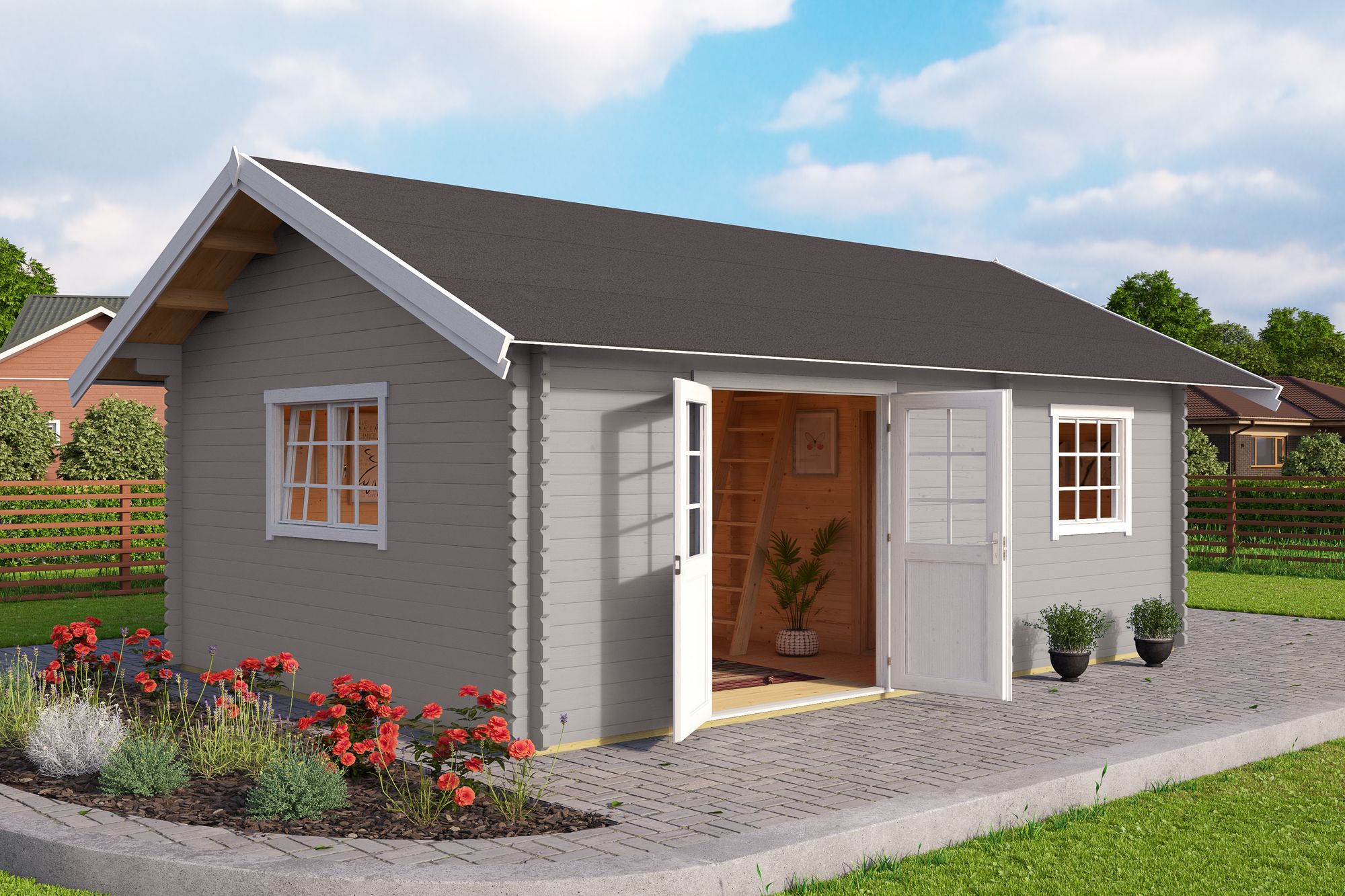 Attefallshus Lina Guld - 24,3 m² Attefallshus Lina Guld - 24,3 m²