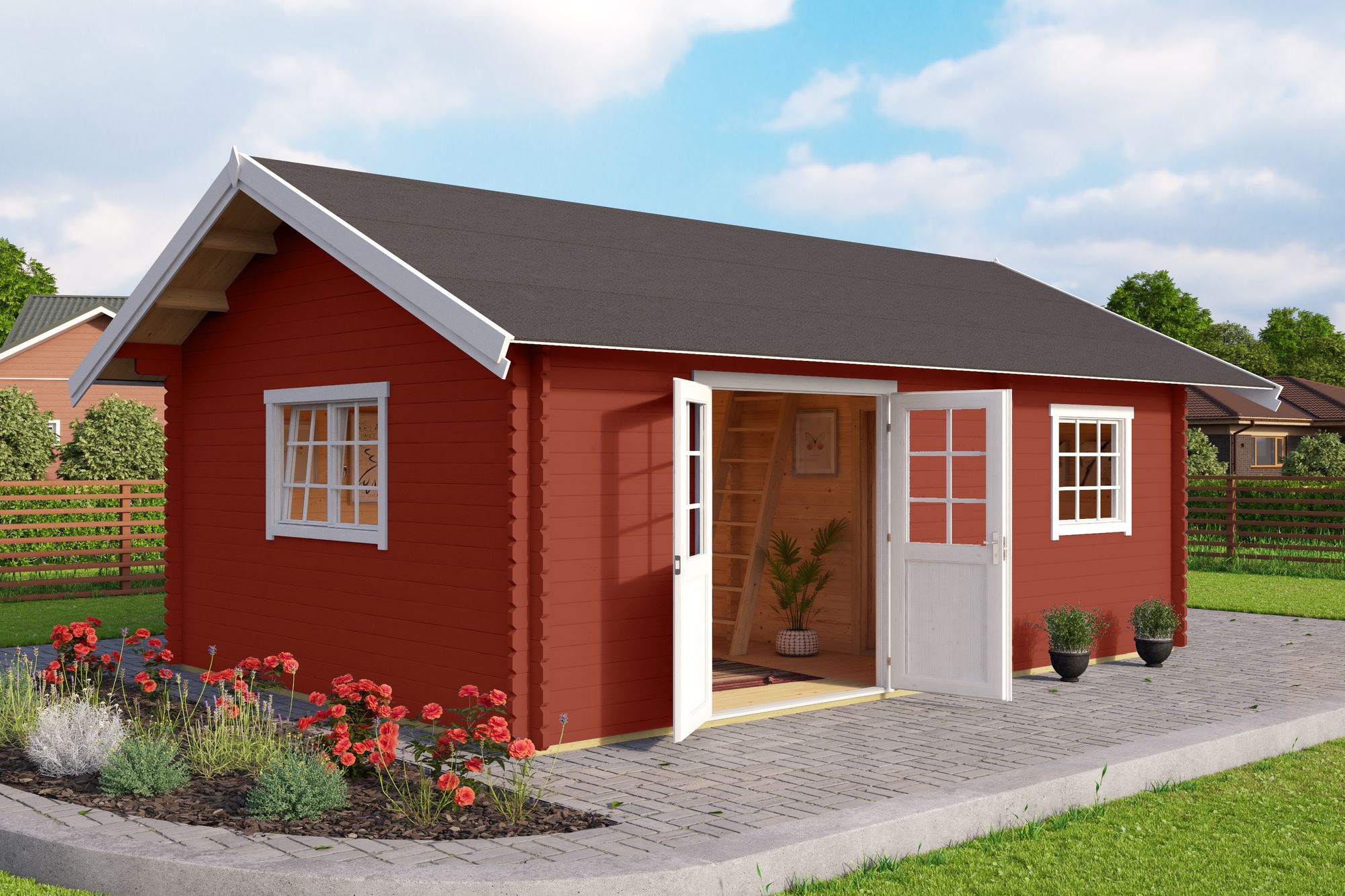 Attefallshus Lina Guld - 24,3 m² Attefallshus Lina Guld - 24,3 m²