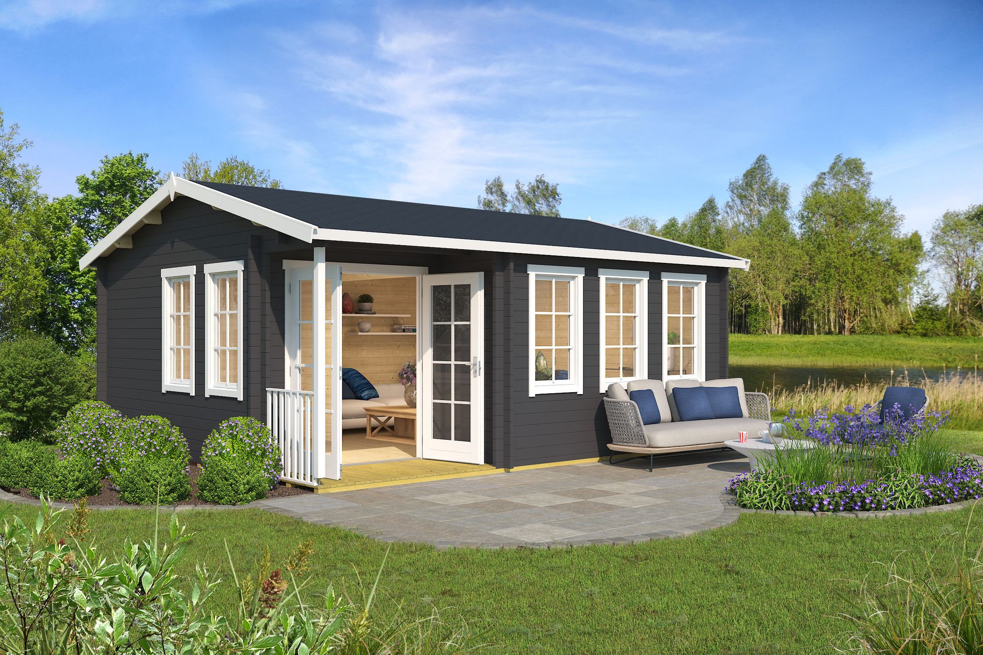 Attefallshus Melody Silver - 29 m² Attefallshus Melody Silver - 29 m²