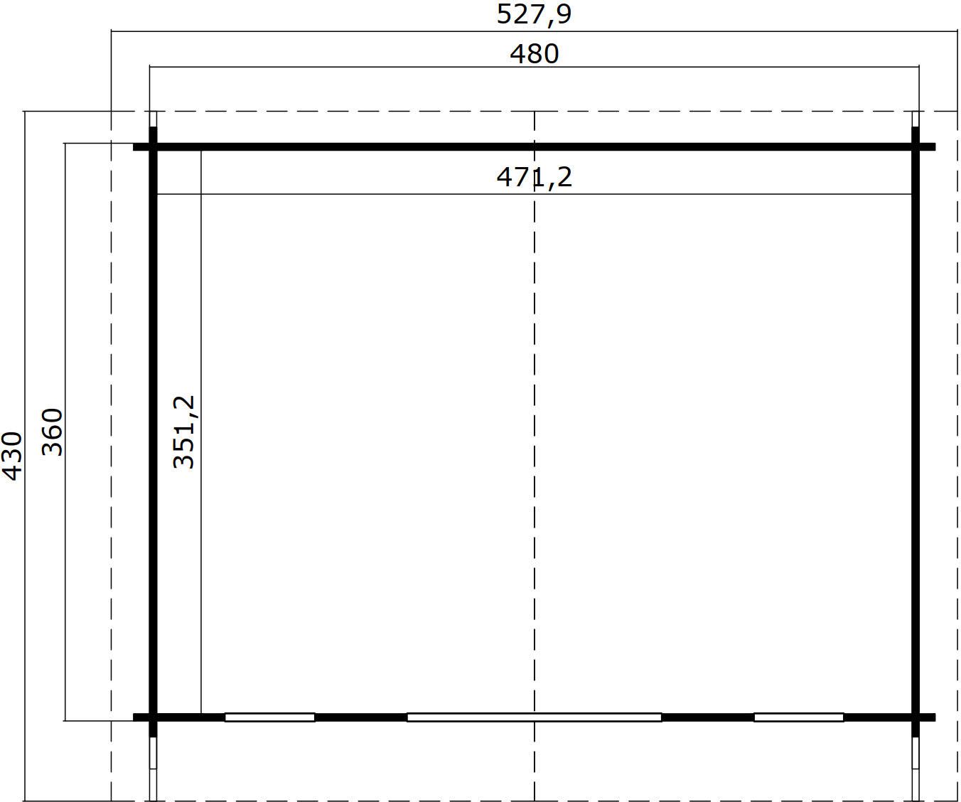 Attefallshus Viola Silver - 19 m² Attefallshus Viola Silver - 19 m²
