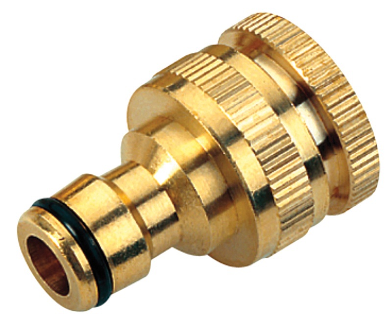 Krananslutning i mssing - 1/2\\\" och 3/4\\\" gnga