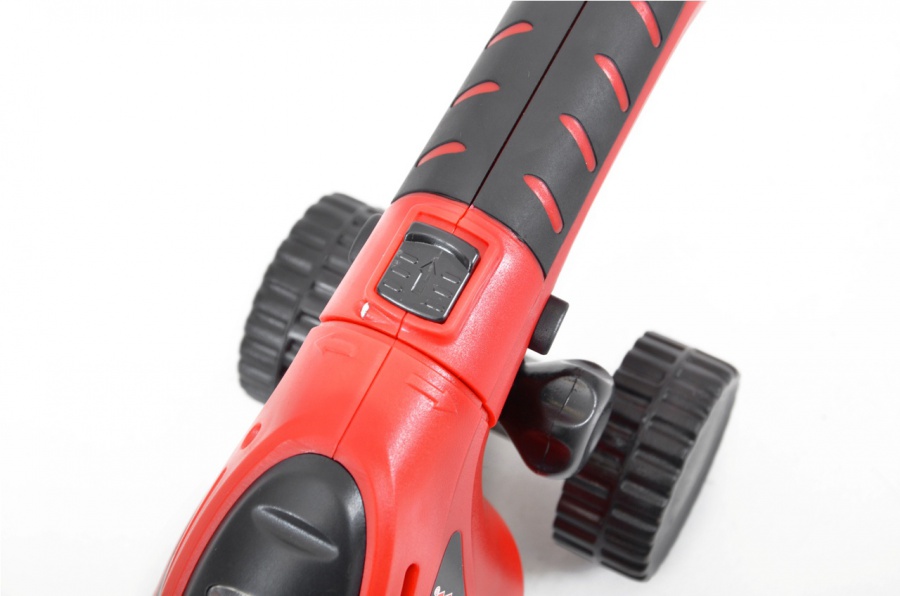 Batteridriven grstrimmer med teleskop handtag