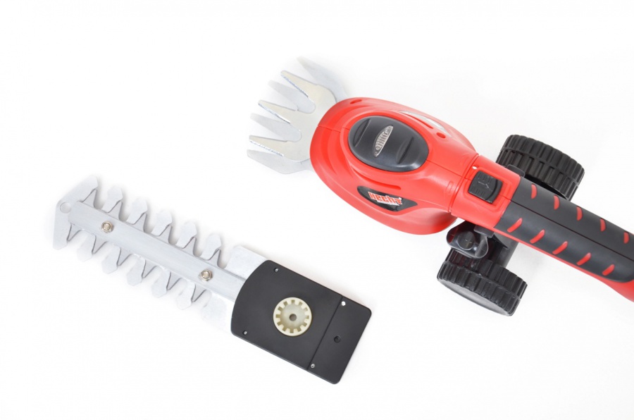 Batteridriven grstrimmer med teleskop handtag