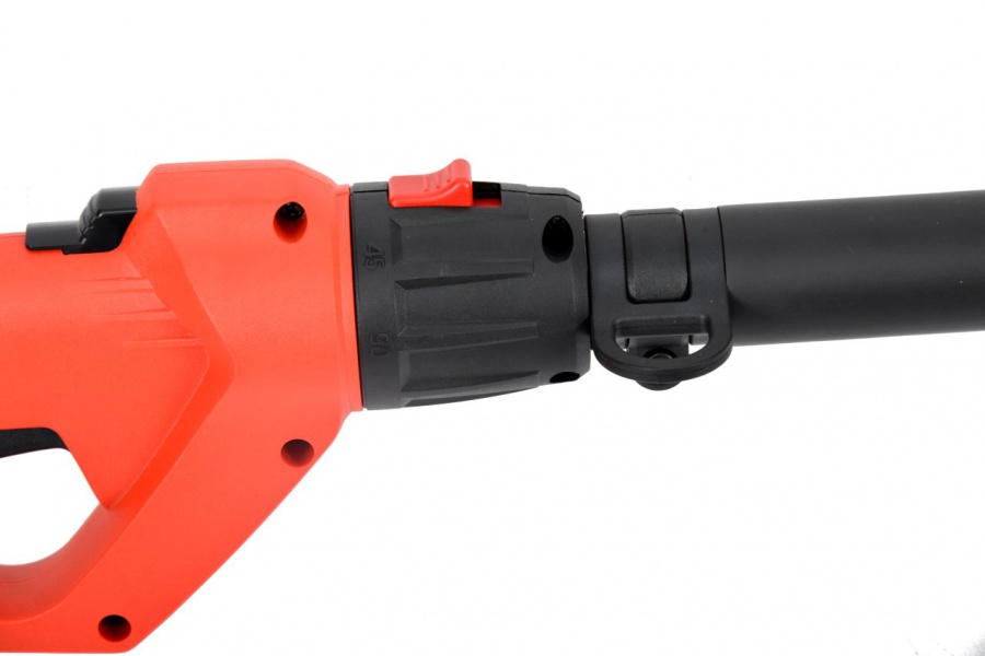 Elektrisk teleskophäcksax med 50cm förlängning och vridbart svärd Elektrisk teleskophäcksax med 50cm förlängning och vridbart svärd