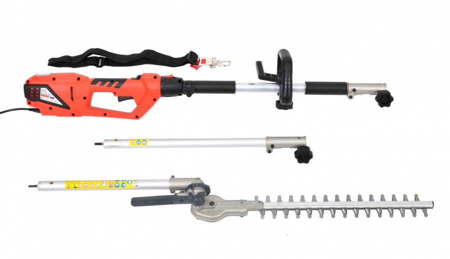 Elektrisk teleskophäcksax med 50cm förlängning och vridbart svärd Elektrisk teleskophäcksax med 50cm förlängning och vridbart svärd