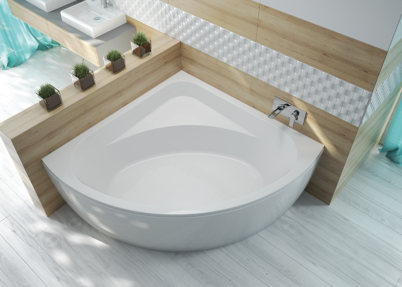 Hörnbadkar Free Line - Vit Hörnbadkar Free Line - Vit