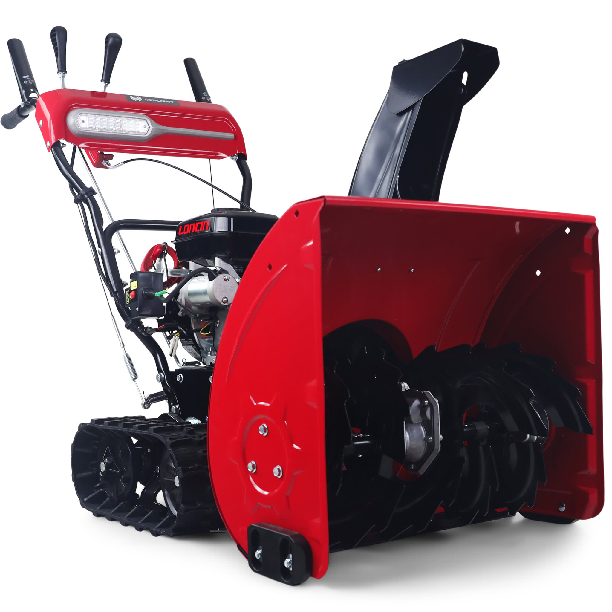 Snöslunga 6,5HK 196CC Premium Elstart & Banddriven & Lyse 4,1KW - Metalcraft Snöslunga 6,5HK 196CC Premium Elstart & Banddriven & Lyse 4,1KW - Metalcraft