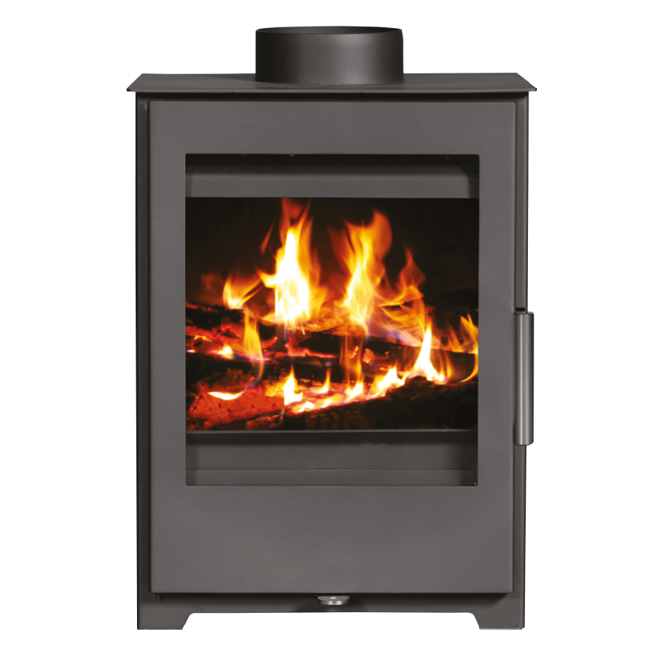 Braskamin 5kW med Modern Design - Lappi