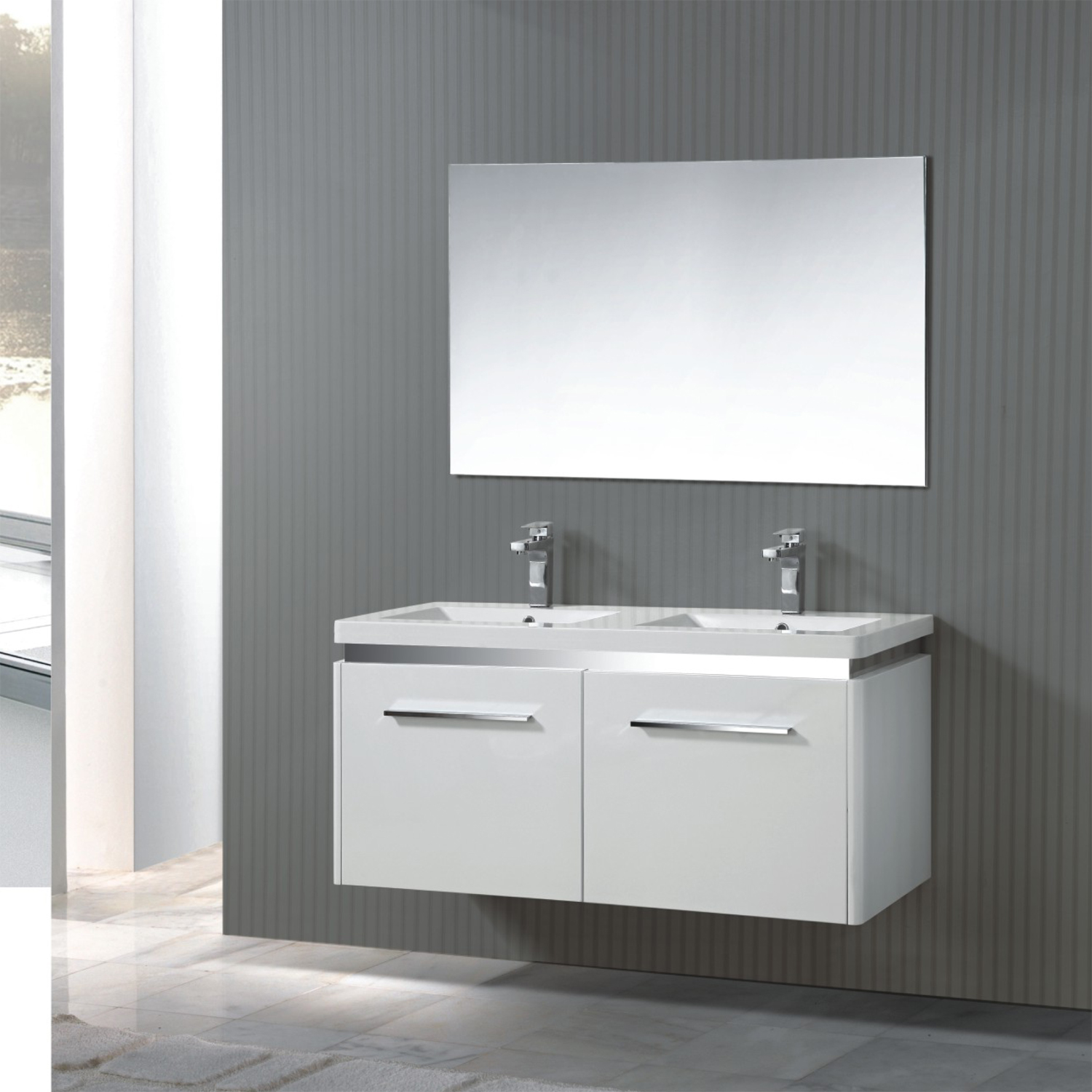 Badrumsmöbler Bryssel - Vit Badrumsmöbler Bryssel - Vit