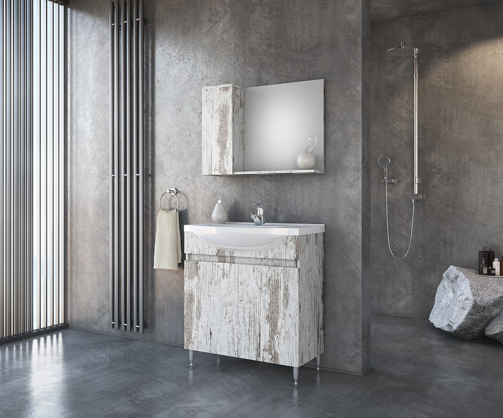 Badrumsm�bel Rustic - Antik vit