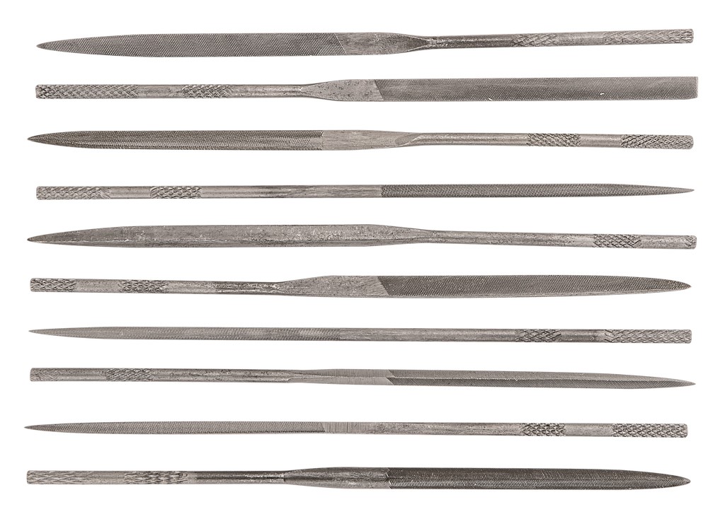 Nålfilsats, 10 delar - utan handtag Nålfilsats, 10 delar - utan handtag