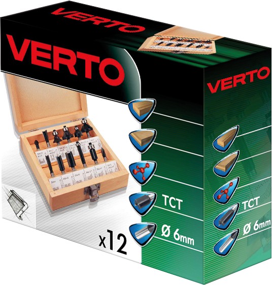 Frässtål, 6 mm, 12 delar Frässtål, 6 mm, 12 delar