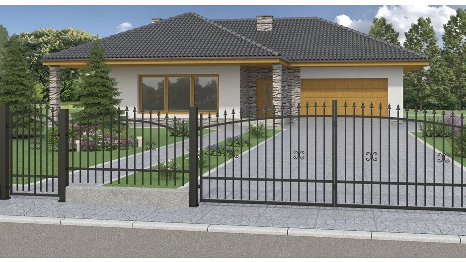 Staket Classical 5 - Smidesstaket fr hem & trdgrd