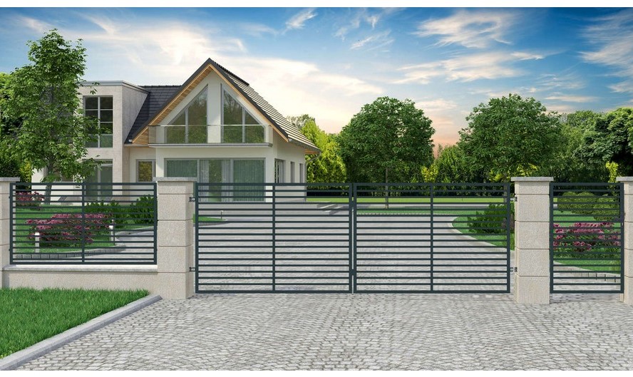 Staket Modern 3 - För hem & trädgård Staket Modern 3 - För hem & trädgård