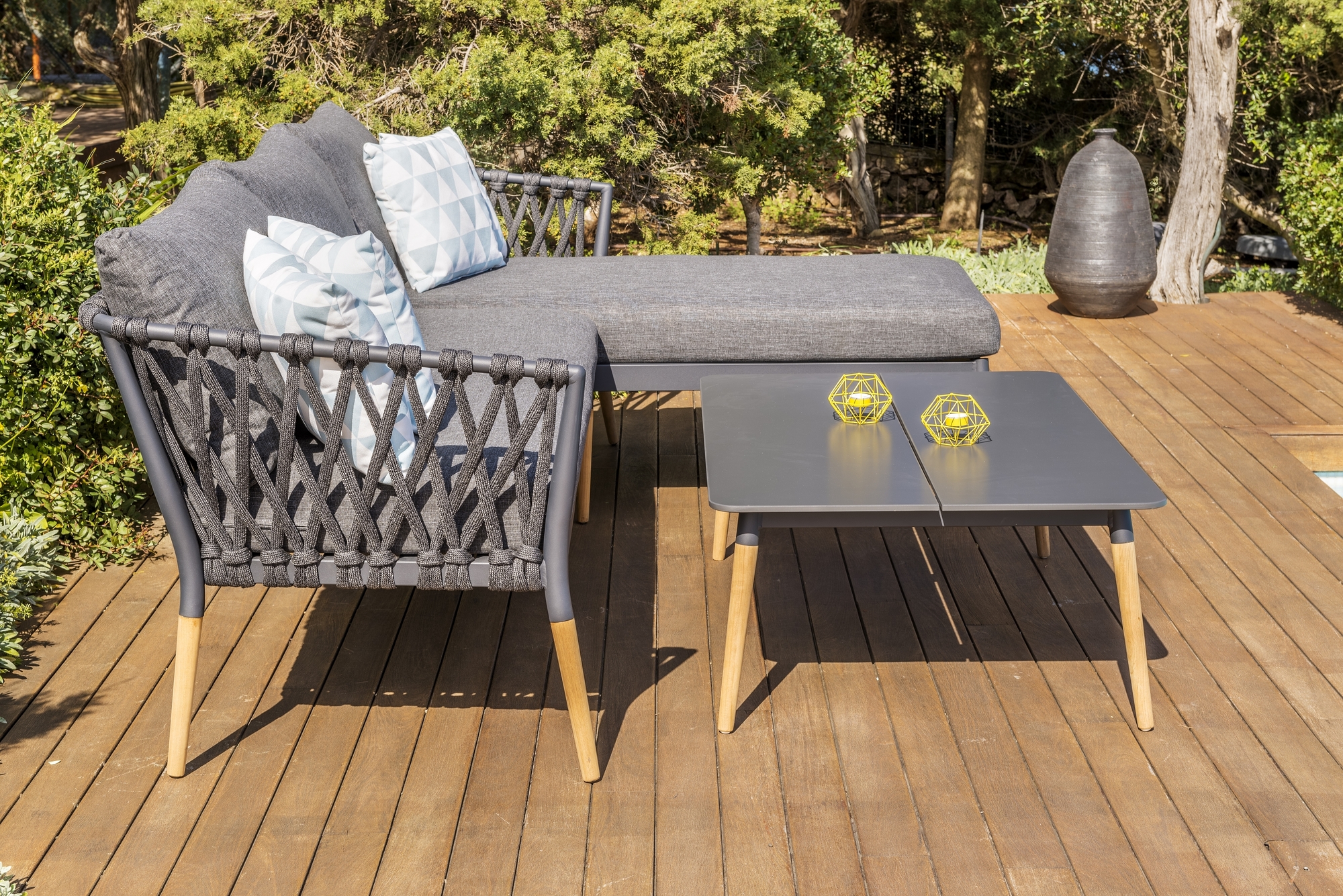 Loungegrupp - panema | Grå Olefin Loungegrupp - panema | Grå Olefin