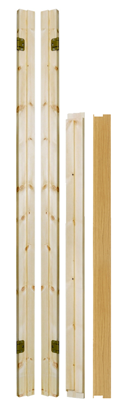 Komplett karmset till pardörr - tröskelplatta + Karmskruvsset Komplett karmset till pardörr - tröskelplatta + Karmskruvsset