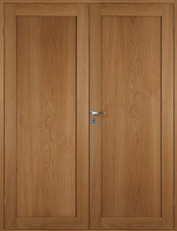 Parinnerdrr land - furu + Handtagskit - Blankt