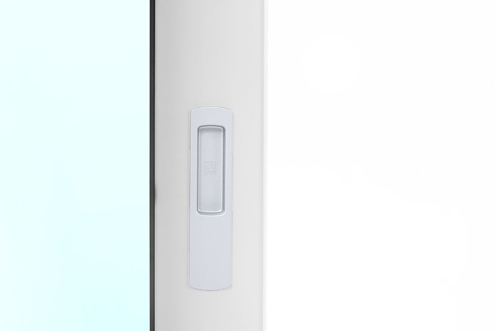 2-delat fasadparti i aluminium med skjutdörr - 3-glas + Karmhylsor 2-delat fasadparti i aluminium med skjutdörr - 3-glas + Karmhylsor