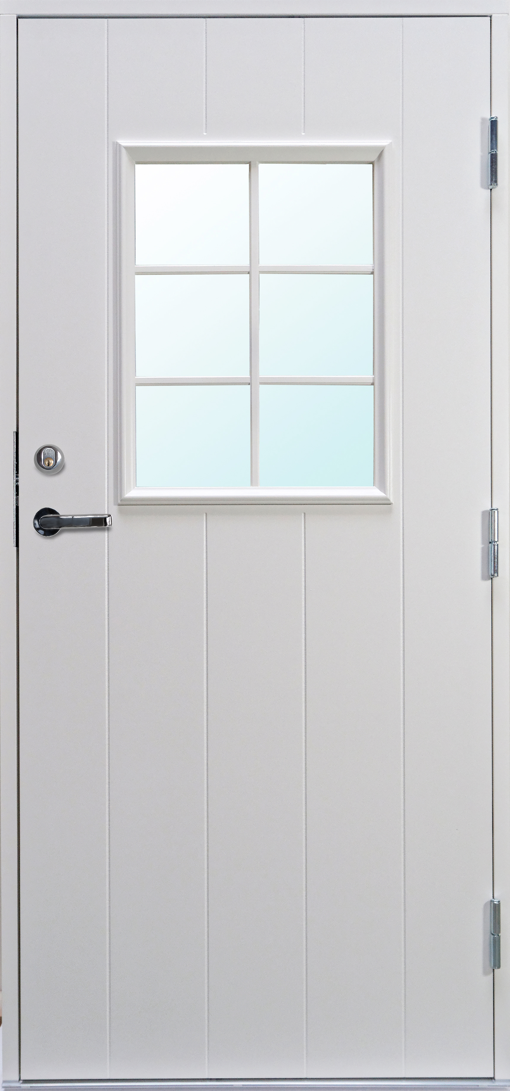 Ytterdörr Christina - med glas + Tryckespaket Ytterdörr Christina - med glas + Tryckespaket