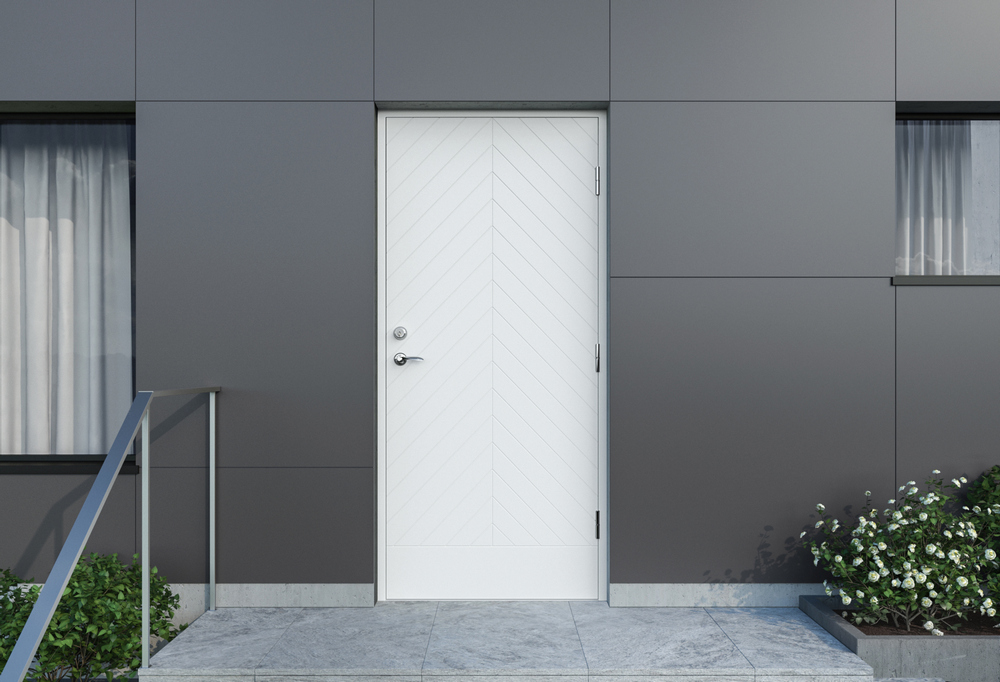 Ytterdörr Amelia - utan glas + Tryckespaket Ytterdörr Amelia - utan glas + Tryckespaket