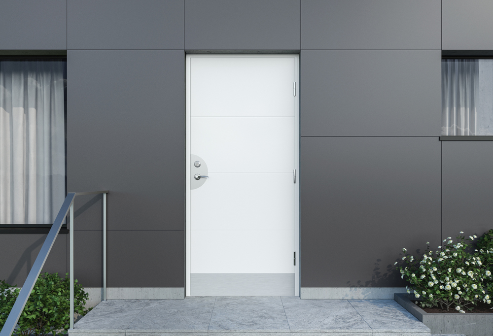 Ytterdörr Stephanie - utan glas + Tryckespaket Ytterdörr Stephanie - utan glas + Tryckespaket