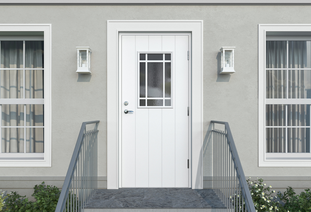 Ytterd�rr Christina - med f�nster + Karmhylsor