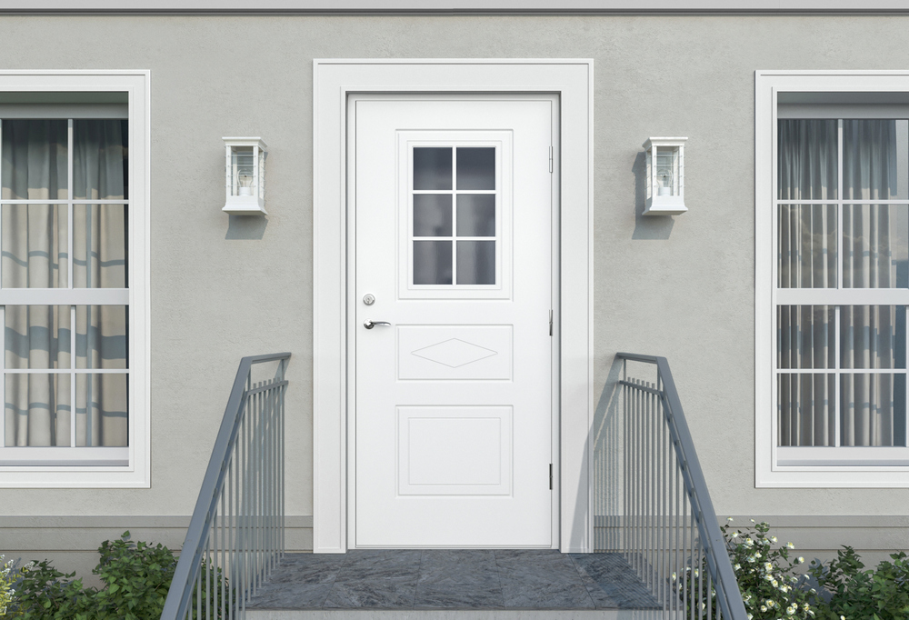 Haustür Lillian - mit rechteckigem Fenster Haustür Lillian - mit rechteckigem Fenster