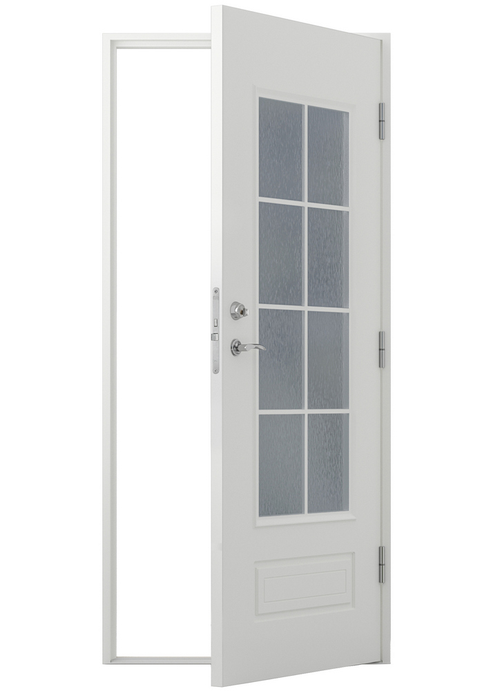 Ytterdörr Beatrice - med glas + Tryckespaket Ytterdörr Beatrice - med glas + Tryckespaket